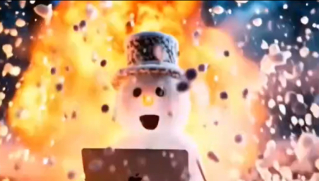 Забавные новогодние🎄 видеоролики учеников