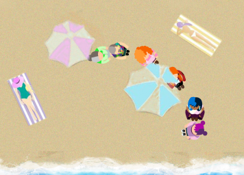 Игра "Танцы на пляже"💃